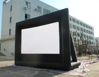 Proyector inflable de proyección para cine en TV, tamaño personalizado, gran pantalla para películas al aire libre