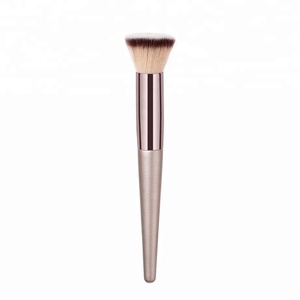 Yaeshii Wooden Women's Fashion Makeup Brush 10pcs Cosmetic Make up Brush Champagne Color Makeup Brushes Set - Product Image 5