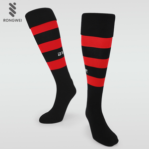Elite Sport Custom Logo <span class=keywords><strong>calze</strong></span> traspirante Anti-Slip Spandex <span class=keywords><strong>per</strong></span> il <span class=keywords><strong>calcio</strong></span> che corre alta alla caviglia modello di lettera ODM quotidiano <span class=keywords><strong>per</strong></span> la primavera - Product Image 1