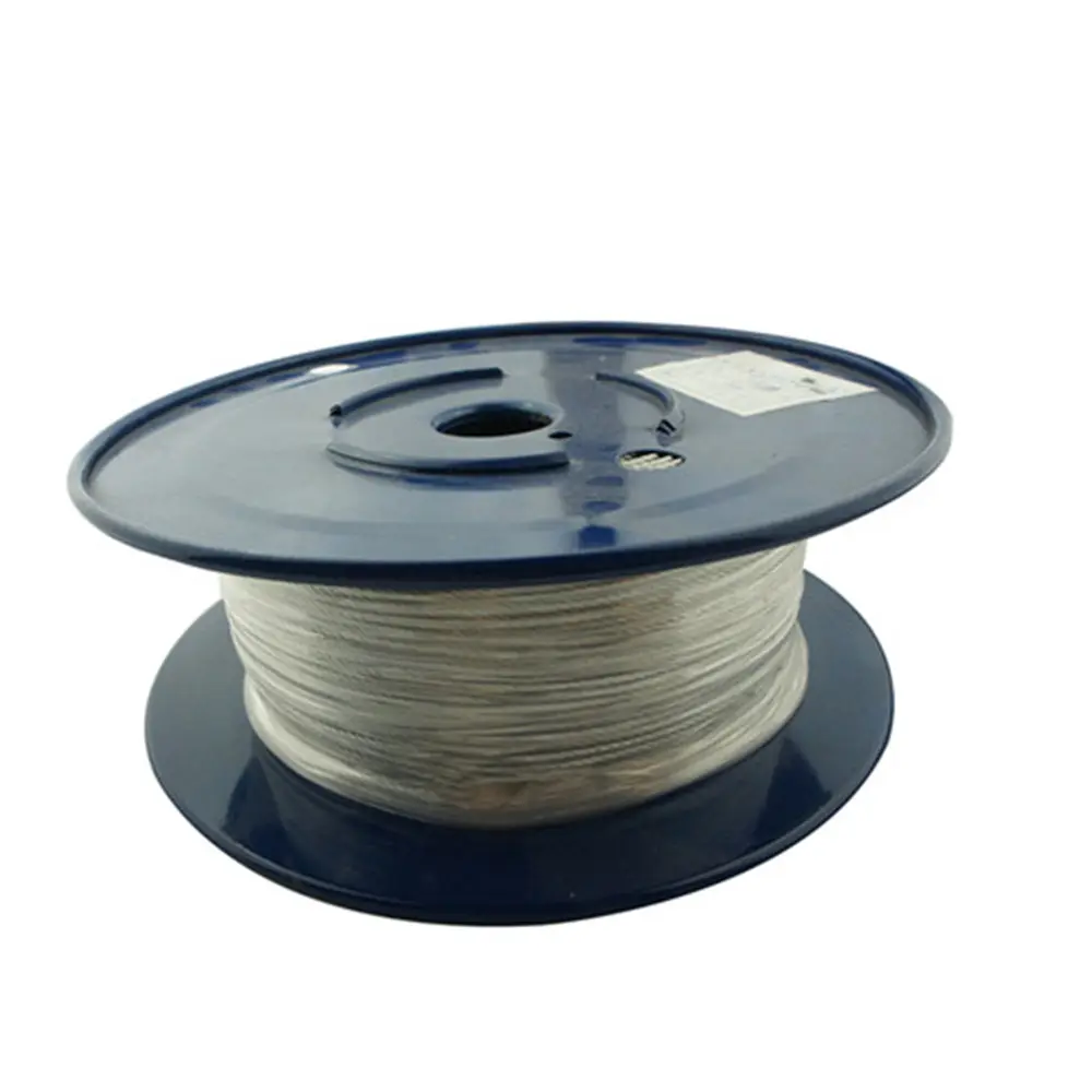 7x7 1 mm electric galvanized steel wire rope in reels or coils