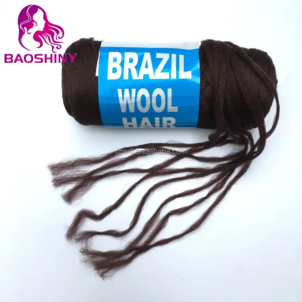 Cheveux brésiliens pour tressage, laine africaine noire, 70g, offre spéciale