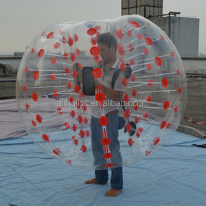 Crash juego de fútbol traje de pelota inflable traje de burbuja, pelota de parachoques W7029 - Product Image 2