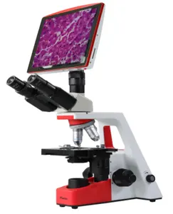 PHENIX 40x-1600x Pembesaran WF10x Trinocular Microscope With LCD untuk Lab dan Sekolah dan Medis