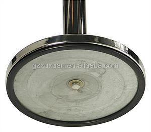 Black Airport <strong>Retractable</strong> <strong>Queue</strong> Pole with Nylon <strong>Belt</strong> - Product Image 3