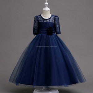 Vestido blanco de boda <span class=keywords><strong>Esmoquin</strong></span> de fiesta de la primera comunión Ropa de niña de 4 a 15 años - Product Image 5