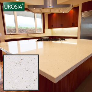 Không malaysia sản xuất trắng nhân tạo đá thạch anh <span class=keywords><strong>countertop</strong></span> <span class=keywords><strong>composite</strong></span> rắn seashell bề mặt đánh bóng sàn tường - Product Image 2