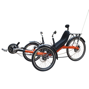 Vélo de voyage couché de 26 pouces pour personnes handicapées à trois roues - Product Image 5