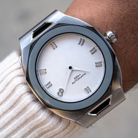 Sur mesure Lunette Interchangeable Montre minimaliste Unique montre automatique, 100 mètres mode montre automatique étanche