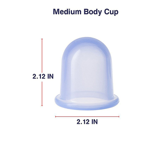 Ventouses en silicone sous vide de taille moyenne pour les ventouses de <span class=keywords><strong>massage</strong></span> corporel des fournisseurs chinois