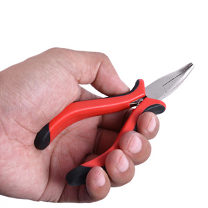 Alicate de extensão de cabelo, ferramenta profissional de extensão de cabelo com 100 peças de 5mm, micro anéis de silicone, gancho de gravata de cabelo - Product Image 2