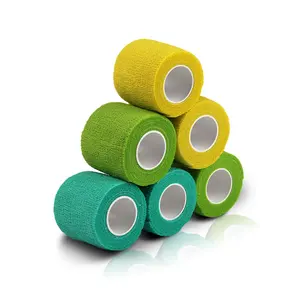 Cohesive Bandage Hypo-Allergenic Self Adherent Finger Protection Body Wrap Vet Wrap Cohesive Bandage