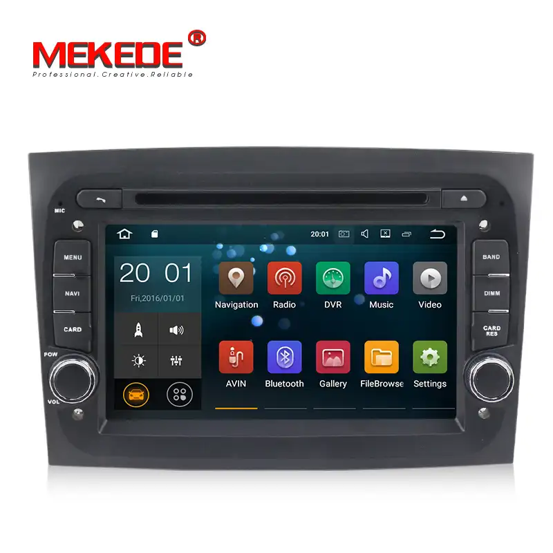 MEKEDE PX3 Android 8.1 quad core 7inch car dvd player with 2+16GB for FIAT Doblo 2015 2016 car radio with WIFI GPS navigation