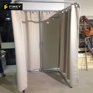 Portable Clothes Shop Fitting Room Furniture Store Fitting Room Shop Fitting Clothes System