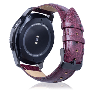 Pour <span class=keywords><strong>Samsung</strong></span> <span class=keywords><strong>Gear</strong></span> <span class=keywords><strong>S3</strong></span> Frontier <span class=keywords><strong>S3</strong></span> Classique En Cuir Bande de <span class=keywords><strong>Montre</strong></span> - Product Image 1