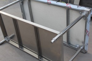 <span class=keywords><strong>Table</strong></span> de travail mobile en acier inoxydable, avec <span class=keywords><strong>roulettes</strong></span>, de haute qualité - Product Image 6