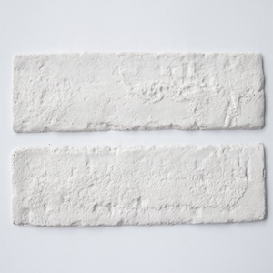 Resistente al calor de la cáscara y Backsplash azulejos de la pared de cerámica suave de fachada de ladrillo rojo de los precios de los