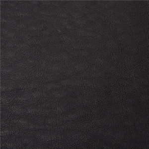 Negro sensación suave pu cuero tela para hacer chaqueta de cuero - Product Image 2