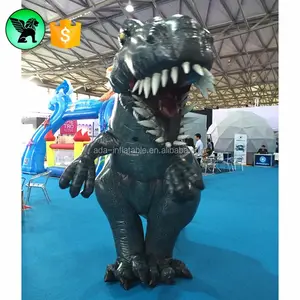 Traje de dinossauro inflável realista, decoração para caminhada, traje de parada carnaval st339