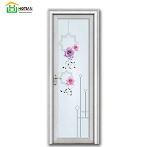 Nouvelle conception de porte en verre de salle de bain en aluminium de style chinois à vendre - Product Image 1
