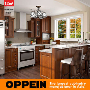 Américain Style Mini Kitchenette U Forme Petite Armoire De Cuisine - Product Image 1