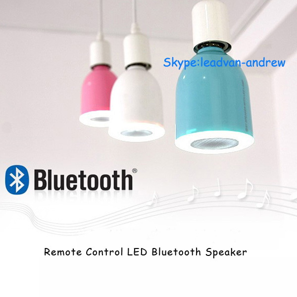 играть музыку и освещения bluetooth динамик с e27 светодиодные лампочки