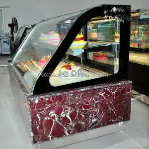 Двухслойная Холодильная витрина для выпечки из натурального мрамора