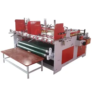 Semi-auto Corrugated Carton Folding Machine/Corrugated Box Folder Gluer