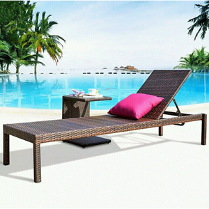 Ghế Tựa Mây Liễu Gai Bằng Nhựa PE Màu Nâu Dùng Ngoài Trời Có Thể Gập Lại Sang Trọng - Product Image 5