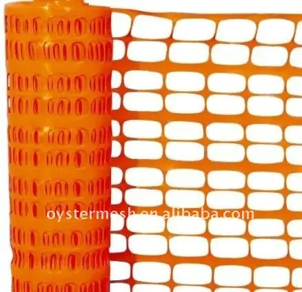 plastic barrier/pvc barrier/orange safety fencing