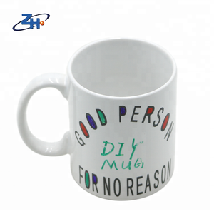 Chất lượng cao Vòng màu bút Mug gốm cho các văn bản Cốc gốm bán chạy nhất - Product Image 2