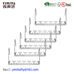 6 agujeros Multi Func Metal magia ropa armario perchas Space Saver organización - Product Image 2