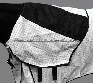 PRIMA Horse Summer <b>Sheet</b> Fixed Neck Cover Lightweight Ripstop Polycotton Fabric Summer Horse Rug Combo for Indoor-Outdoor Use - Product Image 2