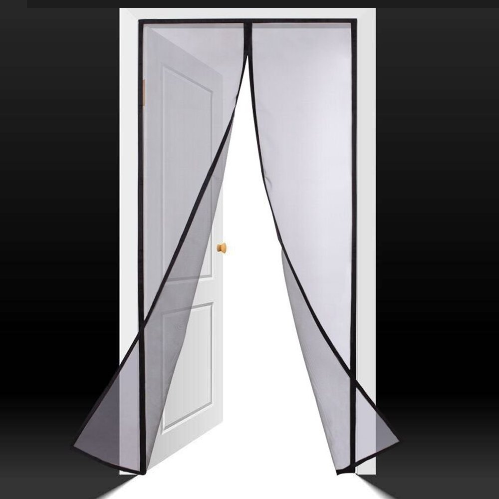 Hands Free Fiberglass Insect Screen Self-sealing Magnetic Door Mesh Anti Mosquito Curtain