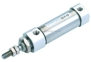 Gogo neumático mini cilindros de aleación de aluminio 16 mm diámetro 75 mm carrera aire cilindro doble efecto con vástago - Product Image 4