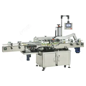 Doppelseitiger Etiketten applikator Trinkwasser flaschen etikett ier maschine Corner Wrap Label Applica tor