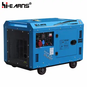 Diesel engine 198 silent generator DG11000SE3 diesel generator 380v 50hz