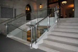 Glass Railing Customized High Quality Tempered Laminate Glass Railing Balustrade For Stair And Balcony Glass Balustrades