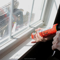 Professional Caulking Gun Ergonomic Handle and Thumb Pressure Release Button Best