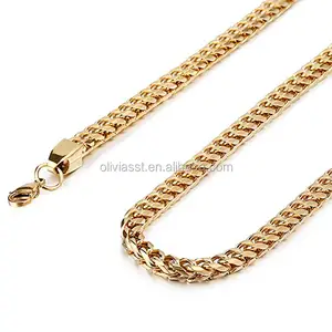 Olivia Nieuwe Iced Out Hanger Ketting Stukken 36 Inch hiphop Gold Franco Ketting