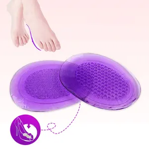 ladies feet care forefoot pad silicone honeycomb soft gel foot insoles cushions metatarsal ball of pads for shoes