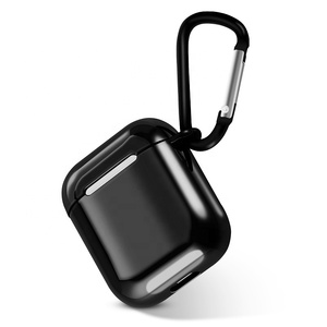 Electroplate เคสป้องกัน TPU,สำหรับ Airpods <span class=keywords><strong>Air</strong></span> Pods พร้อมพวงกุญแจ - Product Image 2