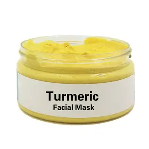 Private Label Exfoliation Anti Aging Moisturizing Mud Mask Turmeric Face Clay Mask for Sale Natural High Quality Herbal Female