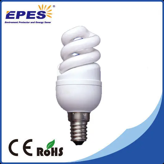 Espiral completa 3U lámpara ahorro de energía 4U 11 w 15 w 20 w 23 w E27 cfl base lighting con CE ROHS