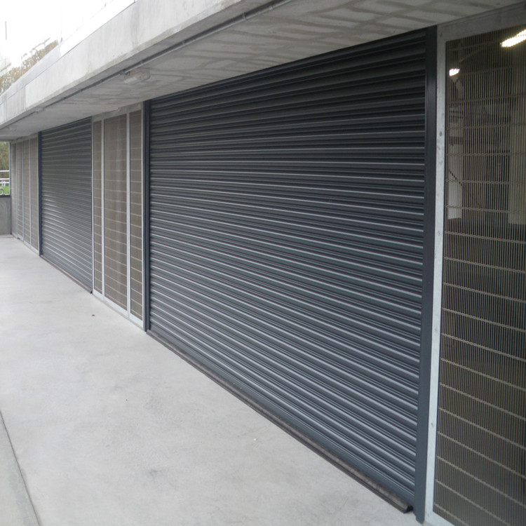 Automatic or Manual Galvanized Steel Metal Iron Powder Coated Rolling Shutter Door for Warehouse with CE Certificate