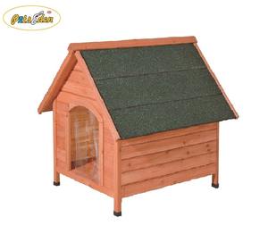 Ucuz ahşap köpek evi evde beslenen hayvan evi kulübesi büyük ahşap köpek kafesi köpek evi - Product Image 2