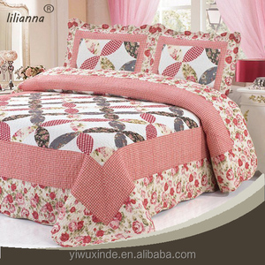 Colcha de Patchwork Hecha a Mano 100% Algodón al por Mayor - Product Image 1