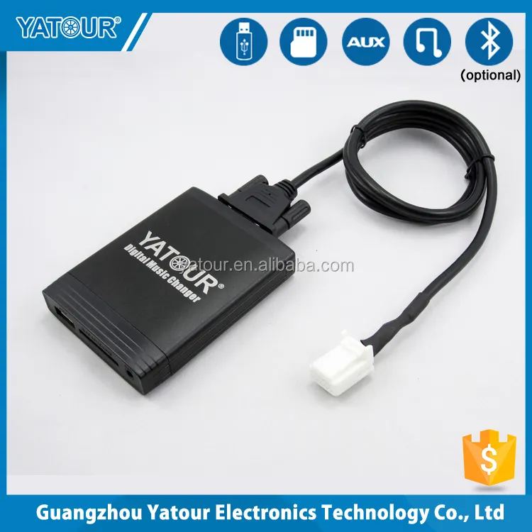 USB SDカーMP3アダプター用デジタルミュージックチェンジャー (Yatour YT-M06)