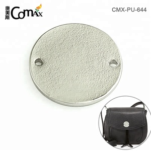 Đồ Bơi Phụ Kiện 2 Lỗ May Kim Loại Logo Tag Vòng Tròn Bạc Kim Loại Tên Tag Cho Quần Áo Bikini Cap Abaya Khăn Hijab Khăn Choàng Khăn Choàng - Product Image 2