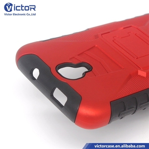 Proveedores de Guangzhou China PC + TPU doble protectora de la caja del teléfono celular con pata de cabra para Alcatel OT5010 - Product Image 6