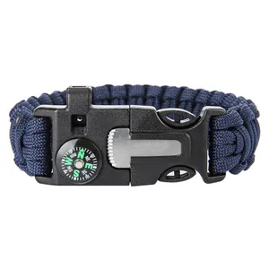 Customized multi-tool accessory for portable unique paracord bracelet